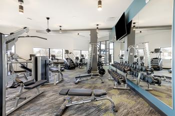 Fully Equipped Fitness Center  at Zelia on Seven, St Louis Park, Minnesota